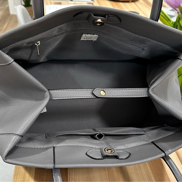 A New Day (Target) Gray Shoulder Purse front phone pocket - Picture 2 of 5